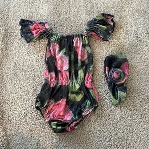 Adorable outfit and matching headband